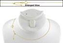 Finished Bead Chain Necklace | Gold Filled | 1.0mm Chain, 22" Length | Spring Clasp | Wholesale - HarperCrown