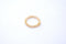 Gold Chain Ring - 14k Gold Filled Stacking Ring, Cuban Chain Ring, Cuban Link ring, Everyday Jewelry, Minimalist Ring, Curb Chain Ring [27] - HarperCrown