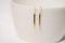 Gold Dagger Spear Earrings, 24k gold Dagger Earrings,Spear Earrings,stick earrings,gold bar earrings,needle earrings,gold spike earrings - HarperCrown