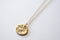 Gold Dandelion Necklace- Make a wish, Gold Disc Necklace, Minimalist Necklace - HarperCrown