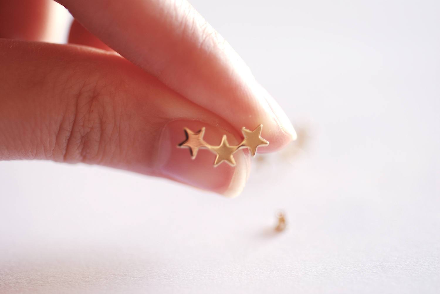 Wholesale Earrings Gold Filled Star Ear Climber Gold Star ear crawlers ear climber earrings ear crawler earrings ear pins star earrings ear sweeps Studs