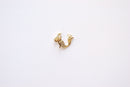 Gold Mermaid Connector Charm - 18k gold plated over Brass charm pendant Mermaid Brass Pendant Connector Link B227 - HarperCrown