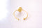 Gold Or Sterling Silver Oval Ring Adjustable Ring Gold Silver Stacking Ring Dainty Ring Statement Ring Spiral Ornate Dot Beaded Ring - HarperCrown