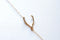 Gold Sideways Wishbone Necklace - Lucky wishbone necklace, Gold Wishbone Necklace, Simple Dainty Jewelry by HeirloomEnvy - HarperCrown