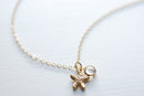 Gold Starfish Necklace- Simple Everyday Jewelry, Dainty Jewelry by HeirloomEnvy - HarperCrown