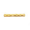 Gold Vermeil Hammered Texture Skinny Rectangle Bar Connector Pendant, Gold Bar Link Spacer Connector, Stamping Bar Charm, Hammered Bar, 177 - HarperCrown
