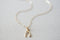 Gold Wishbone Necklace - 24k gold wishbone, Dainty wishbone, Wishbone Pendant,Simple Wishbone Necklace,Lucky Wishbone Necklace,Gold Wishbone - HarperCrown