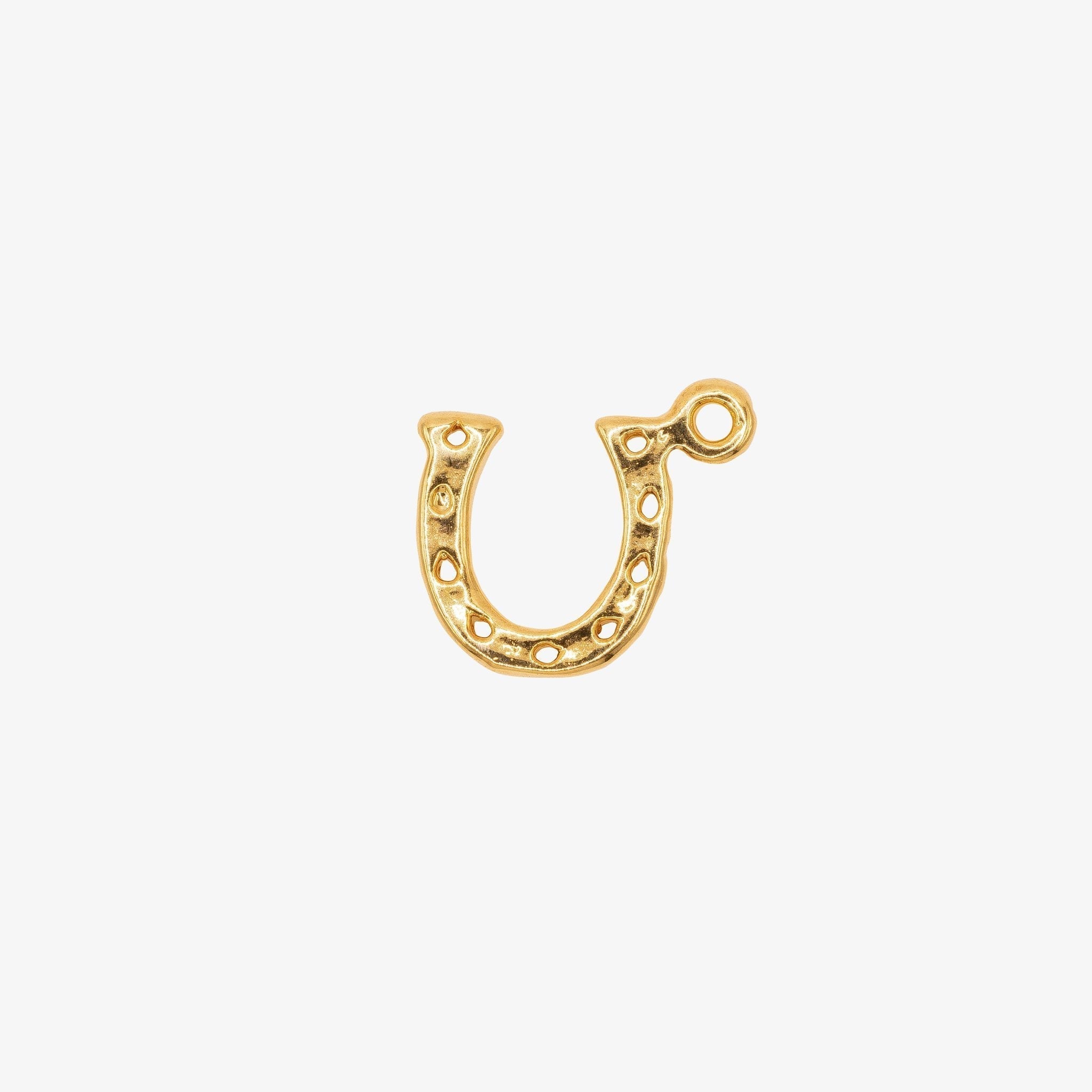 Horseshoe Charm 14K Gold - HarperCrown