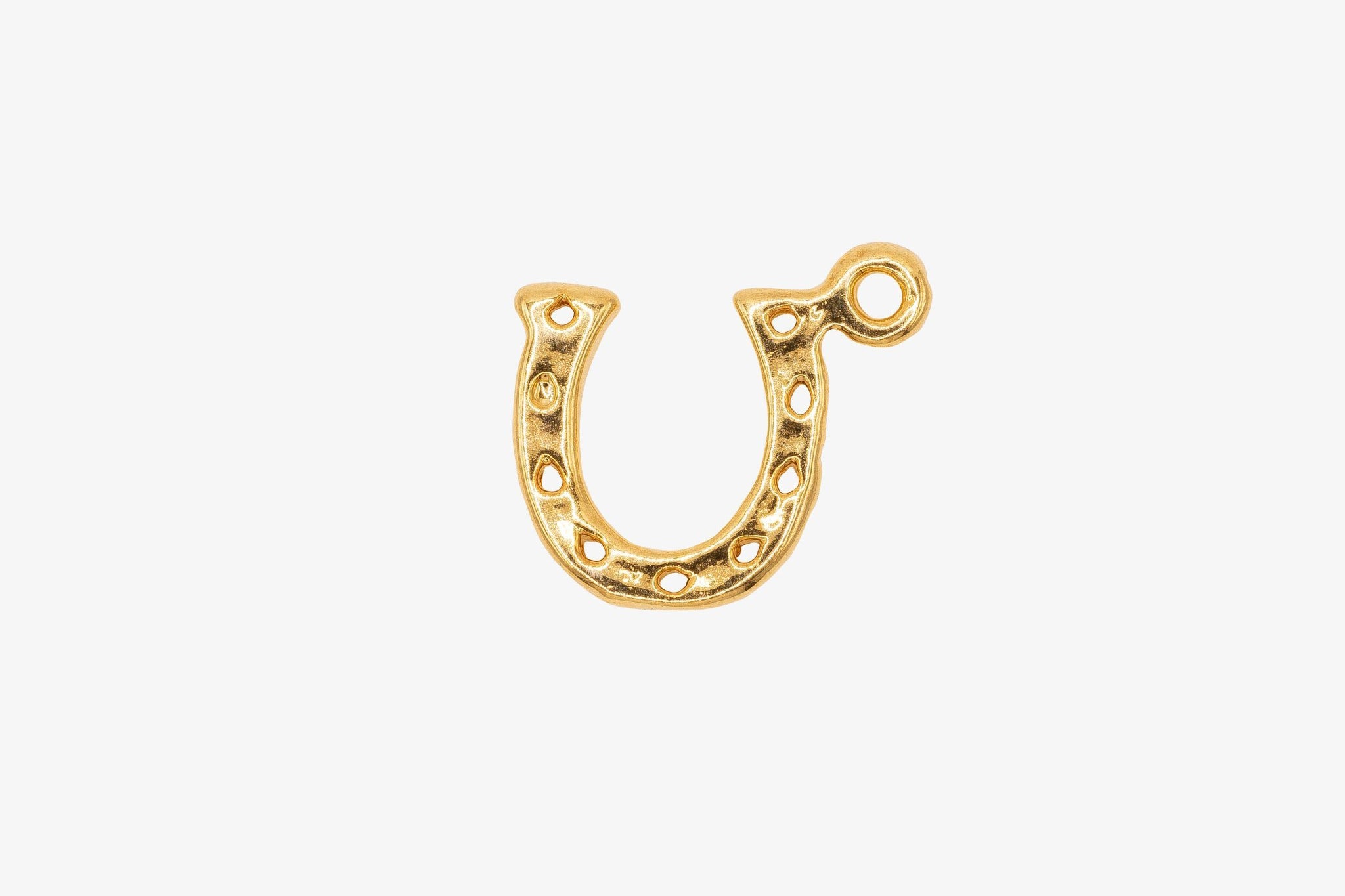 Horseshoe Charm Wholesale 14K Gold, Solid 14K Gold, G156 - HarperCrown