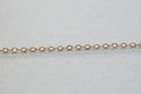 100ft 14k Gold Filled Chain, FLAT Round Cable Chain, 1.3mm width Chain, Dainty Chain, Cable Chain, DIY Jewelry Making, Wholesale Chain