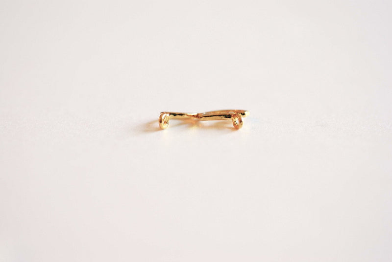 Infinity Dove Connector Charm- Vermeil Gold, Rose Gold or Sterling Silver, Christian Dove Charm, Eternity, Love knot, Infinity, Link, 429 - HarperCrown