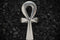 Large Ankh Key of Eternal Life Ring Hieroglyphics Ancient Egyptian | 925 Sterling Silver, Oxidized or 18K Gold Plated | Adjustable Size - HarperCrown