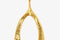 Large Wishbone Charm Wholesale 14K Gold, Solid 14K Gold - HarperCrown