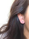 Leaflet Earring- Sterling Silver Leaf Earring, Leaf Studs, Leaf Bud earrings, Sterling Silver Earrings, Ear Crawlers, Ear Climbers, Flower - HarperCrown