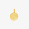 Lotus Symbol Charm 14K Gold - HarperCrown