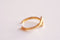 Matte Gold Adjustable Wave Ring- nalu ring, ocean ring, tidal wave ring, beach jewelry, ocean jewelry, nautical surf ring, Adjustable ring, - HarperCrown