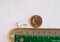 Matte Gold Crescent Moon Beads Charm-22k gold plated Sterling Silver Vermeil Gold Moon Beads, Gold Half Moon Charm Pendant, Gold Moon, 268 - HarperCrown