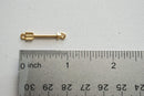 Matte Vermeil Gold Arrow, Gold Arrow Connector Charm, 18kt gold plated over Sterling Silver, Arrowhead Connector, Arrow, Wholesale Beads - HarperCrown