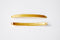 Matte Vermeil Gold Curved Bracelet Bar Connector Charm- 18k gold plated over Sterling Silver Bracelet Plate, Gold Bracelet Bar Blanks Plate - HarperCrown