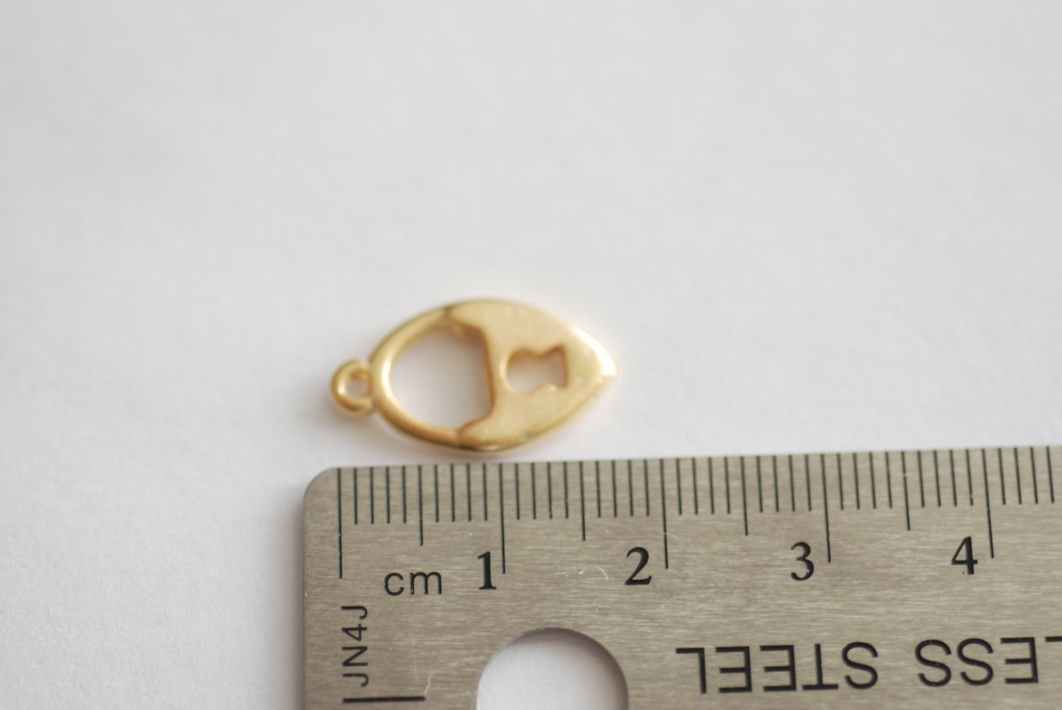 Matte Vermeil Gold Lock and Key Pendant- 18k gold plated over Sterling silver, Skeleton Key and Lock charm, Gold Lock Charm Necklace - HarperCrown