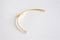 Matte Vermeil Gold Love Knot Bracelet- 18k gold over plated Sterling Silver Knot Cuff Bracelet, Adjustable Bracelet, Bangle, Cuff, 263 - HarperCrown