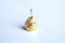 Matte Vermeil Gold Seashell Conch Shell Charm Pendant - 18k gold over sterling silver sea life shell pendants, Vermeil Gold Shell Charm - HarperCrown