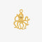 Octopus Charm 14K Gold - HarperCrown