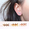 Open Triangle Ear Crawler Earrings- Choose 925 Sterling Silver, Gold, Rose Gold, Triangle Ear Crawlers, Ear Climbers, Chevron, Ear Sweeps - HarperCrown