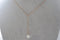 Pearl Lariat Necklace, pearl rosary, pearl pendant, fresh water pearl,Pearl Necklace,Pearl Rosary Necklace,Pearl Pendant,Dainty Pearl - HarperCrown