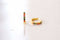 Rainbow Huggie Earrings Gold Sterling Silver Huggie Hoop Earrings Minimalist Dainty Earrings LGBTQ Multi color Cubic Zirconia Pave Hoops - HarperCrown