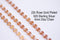 Rose Gold 4mm Sequin Disc Chain- Rose Gold plated Round Disc Circle Chain, Chain by foot, Wholesale BULK DIY Jewelry Findings 1/20 14kt GF - HarperCrown