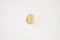 Round Cross Charm - Vermeil 18k gold plated over 925 sterling silver, Religious Cross Charm, Christian Catholic, Jewelry Component, 498 - HarperCrown