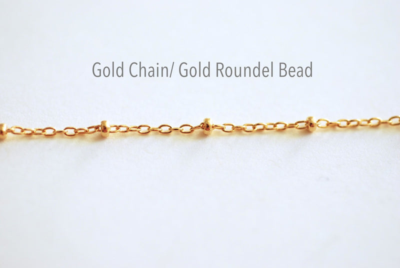 Satellite Chain By Foot- Sterling Silver, 14k Gold Filled, 14k Rose Gold Filled Bead chain, 1.8mm Ball Width, Cable Chain - Wholesale Chain - HarperCrown