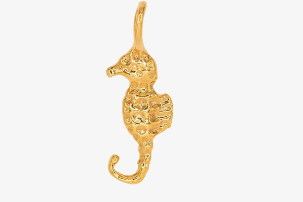 Seahorse Charm Wholesale 14K Gold, Solid 14K Gold, G141 - HarperCrown
