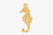 Seahorse Wholesale Charm 14K Gold, Solid 14K Gold, G142 - HarperCrown