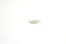 Shell Round Disc Charm- Vermeil 18k gold plated 925 Sterling Silver, Clam Charm, Tropical Pendant, Coin Charm, beach, Ocean, Seashell, 470 - HarperCrown