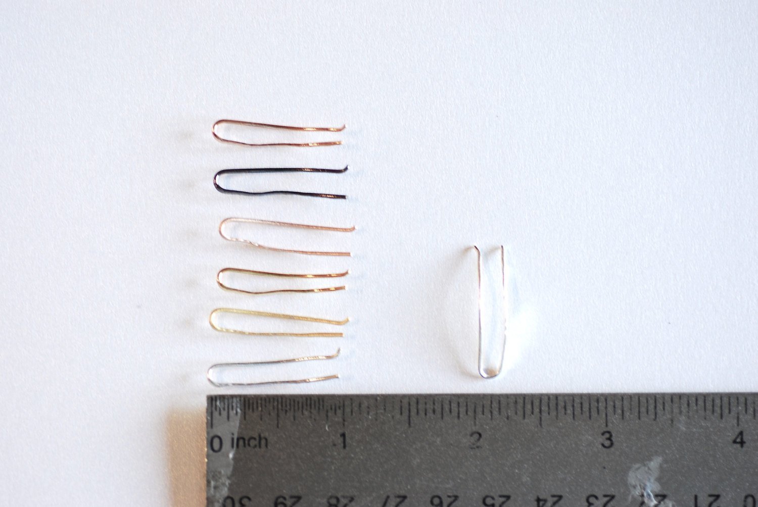 Shiny Pink Rose Gold Vermeil Ear Climber Earrings- 22k gold plated Sterling Silver Ear Crawlers, Earring Findings, Curved Bar Earrings, 304 - HarperCrown