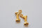 Shiny Vermeil Dog Bone Gold Charm - Small Dog Bone, Man's best Friend Charm, 18k gold plated over sterling 925 silver, Gold Doggy Bone, 107 - HarperCrown