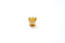 Shiny Vermeil Gold Crown Charm- 18k gold plated over sterling silver crown charm, Gold Crown Pendant Charm, Princess Crown Necklace - HarperCrown