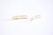 Shiny Vermeil Gold Ear Climber Earrings- 22k gold plated Sterling Silver Ear Crawlers, Earring Findings, Curved Bar Earrings, Ear Cuff, 304 - HarperCrown