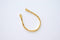 Shiny Vermeil Gold Hammered Horseshoe Charm Connector- 925 Silver Horseshoe Pendant, Lucky Horseshoe, Silver Horseshoe Charm, Beads, 261 - HarperCrown