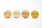Shiny Vermeil Gold Round BELIEVE Disc- 18k gold plated over Sterling Silver, 12mm Round Gold Disc, Believe, Vermeil Gold Round Blanks, 185 - HarperCrown