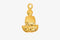 Sitting Buddha Charm Wholesale 14K Gold, Solid 14K Gold, G169 - HarperCrown