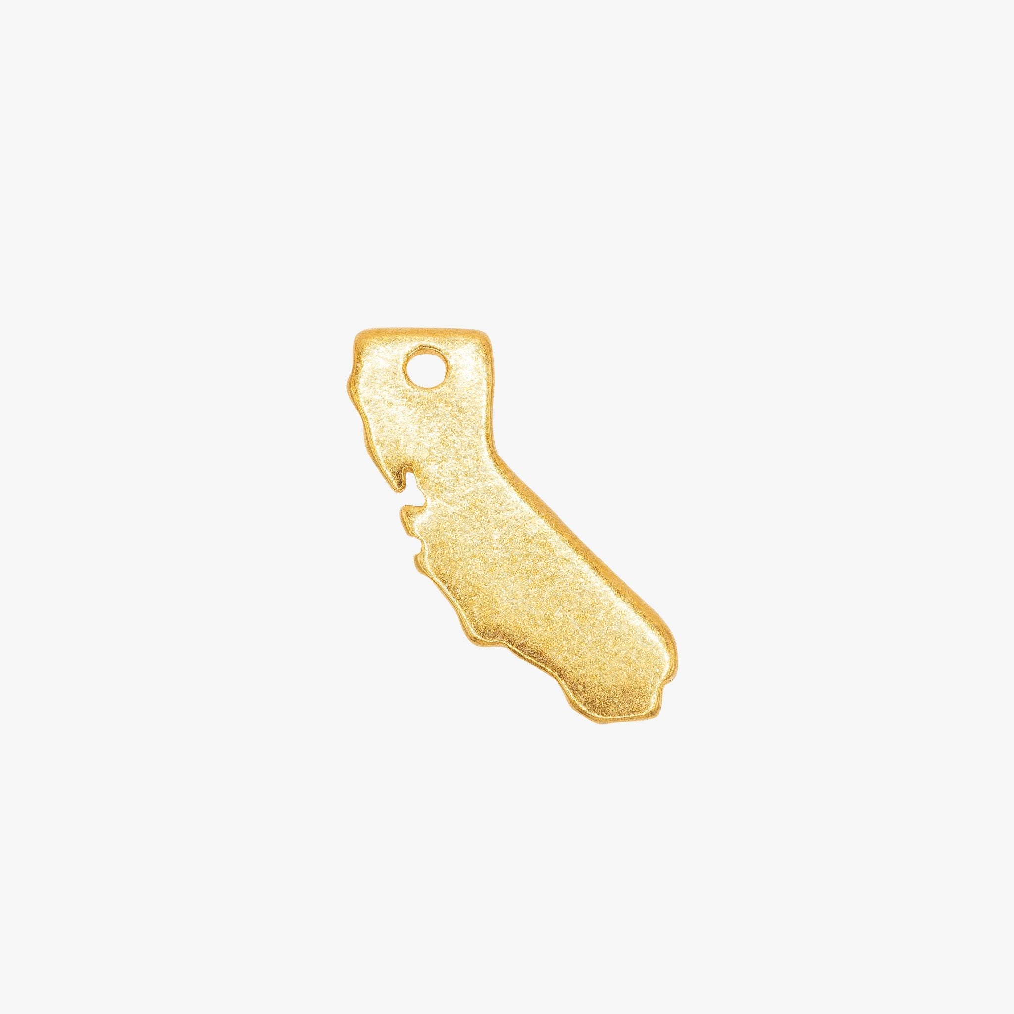 Small California State Charm 14K Gold, 309G - HarperCrown