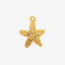 Starfish Charm 14K Gold - HarperCrown