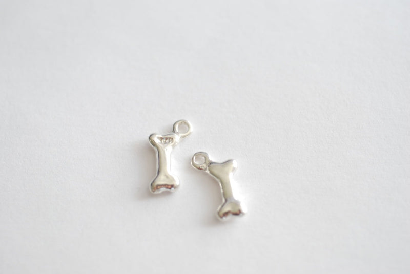 Sterling silver dog outlet bone charm