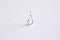 Sterling Silver Fish Hook Charm Pendant- 925 Sterling Silver, Fishing Hook, Nautical Charm, Fish Hook Connector, Anchor, Bulk Charms, 363 - HarperCrown