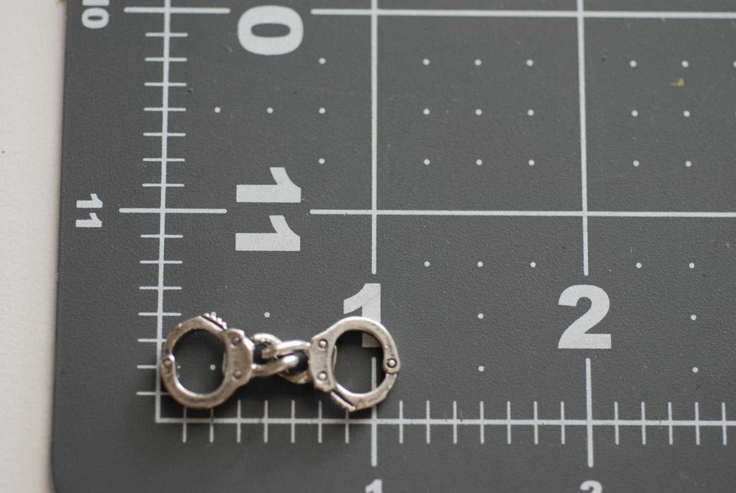 Sterling Silver Handcuffs- 925 Sterling Silver Handcuff Charm- partners in crime bracelet necklace, Sterling Silver Charms Wholesale - HarperCrown