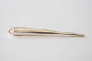 Sterling Silver Long Skinny Thin Needle- Silver Extra Long Spike Needle Dagger, 925 Silver Spike Dagger Needle Pendulum Charm, 232 - HarperCrown