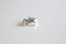 Sterling Silver Small Elephant Charm - 925 sterling silver elephant bead, silver elephant, elephant charm, Vermeil Supplies, Beads, 100 - HarperCrown